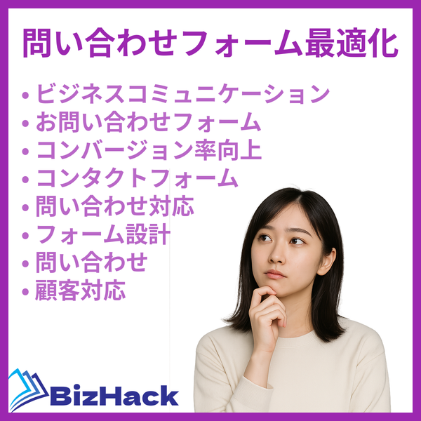 問い合わせフォーム最適化