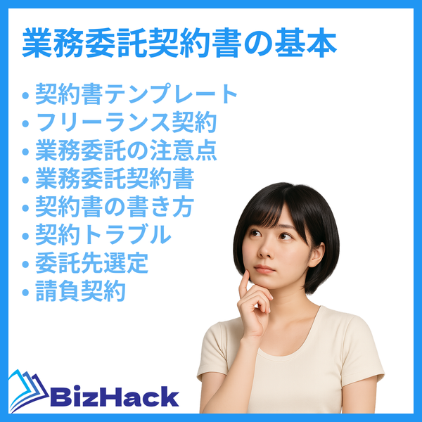 業務委託契約書の基本