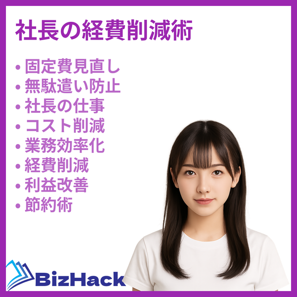 社長の経費削減術