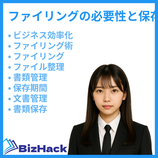 ファイリングの必要性と保存期間
