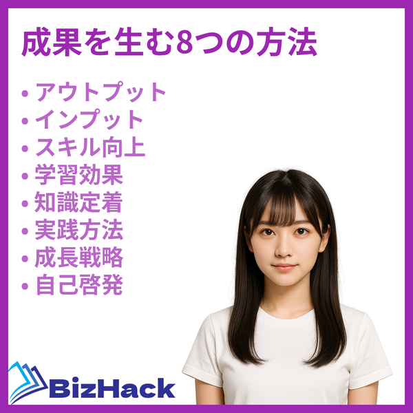 成果を生む8つの方法