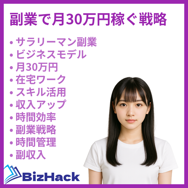 副業で月30万円稼ぐ戦略