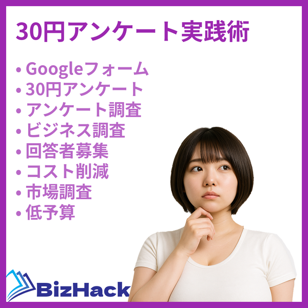 30円アンケート実践術