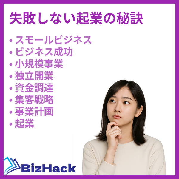 失敗しない起業の秘訣